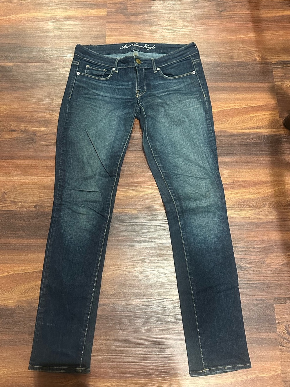 American Eagle Outfitters Dark Blue Skinny Jeans